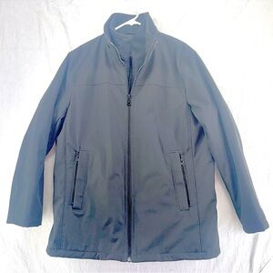 Calvin Klein Men's Black Raincoat Jacket Size Large